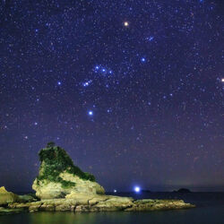 Пазл: Звездное ночное небо