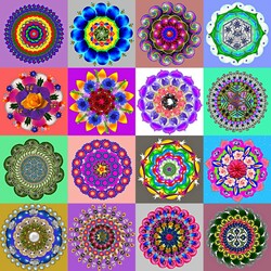 Пазл: Мандалы