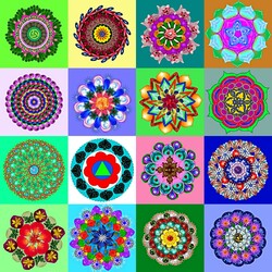 Пазл: Мандалы