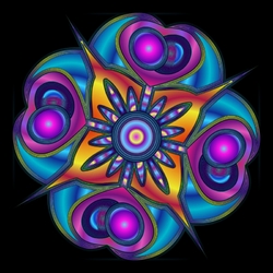 Пазл: Розовые сердца