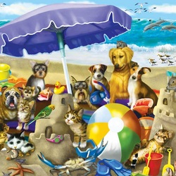 Пазл: На пляже