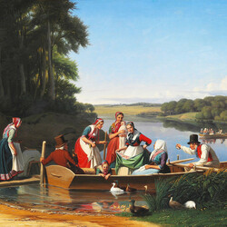 Пазл: Катание на лодках