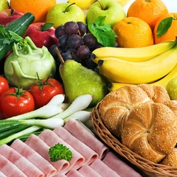 Пазл: Овощи, фрукты, разные продукты