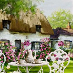 Пазл: Уголок в саду