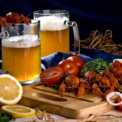 Пазл: Пиво, раки