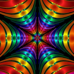 Пазл: Цветные трубочки