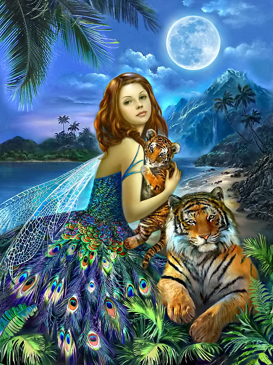 Надежда Стрелкина картины тигр