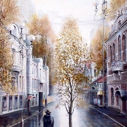 Пазл: Прогулка после дождя