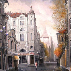 Пазл: Осень. Арбат