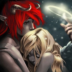Пазл: Ангел и демон