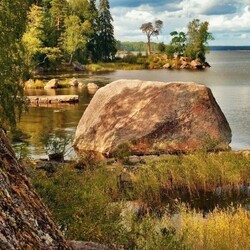 Пазл: Валуны на берегу  Выборгского залива