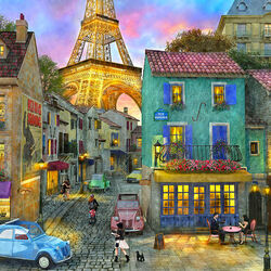 Пазл: Вечерний Париж