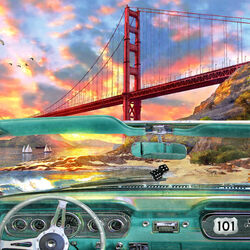 Пазл: Дорога в Сан-Франциско