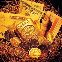 Пазл: Золотые яйца