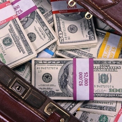 Пазл: Чемодан денег