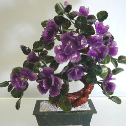 Пазл: Каменная нежность...Цветы из нефрита