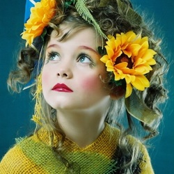 Пазл: Девочка-осень