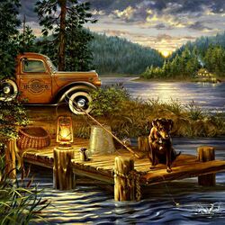 Пазл: На рыбалке