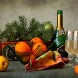 Пазл: Новогодний натюрморт