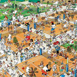 Пазл: На корте