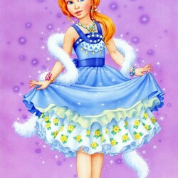 Пазл: Рыжая принцесса