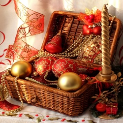 Пазл: Новогодние украшения