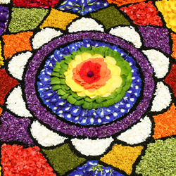 Пазл: Цветочный ковер