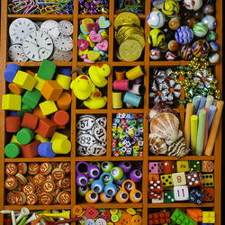 Пазл: Разноцветные мелочи