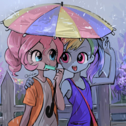 Пазл: Под зонтом