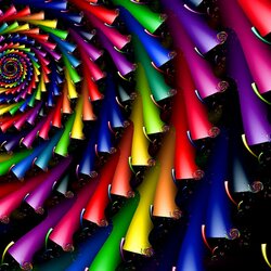 Пазл: Фрактальные колокольчики