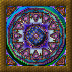 Пазл: Мандала змеиного кольца