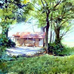 Пазл: Около сарая