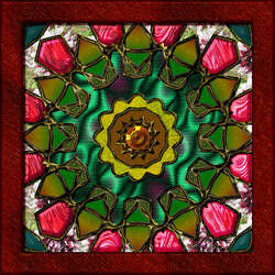 Пазл: Витражный калейдоскоп