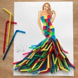 Пазл: Трубочки для напитков