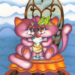 Пазл: Детские винтажные открытки