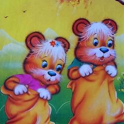 Пазл: Детские винтажные открытки