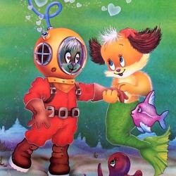 Пазл: В гостях у русалочки