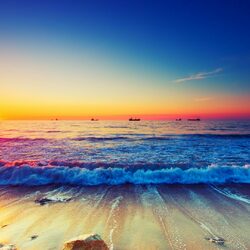 Пазл: Закат на море