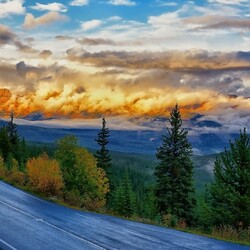 Пазл: Дорога в горах