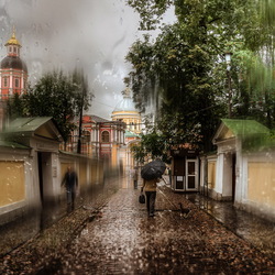 Пазл: Дождь в Петербурге 