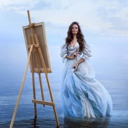 Пазл: Художница