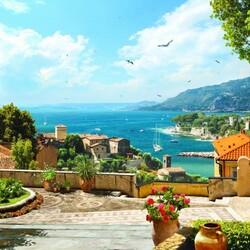 Пазл: Город у моря