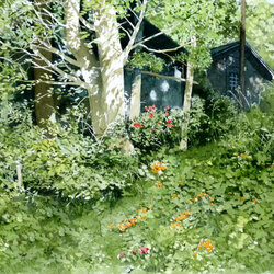 Пазл: За деревьями