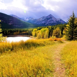 Пазл: Осень в горах