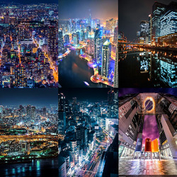 Пазл: Огни больших городов