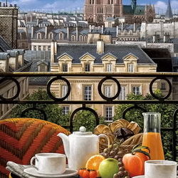 Пазл: Завтрак в Париже