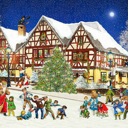 Пазл: Снег идет