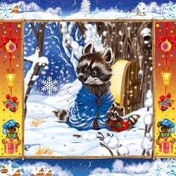 Пазл: Большая снежинка