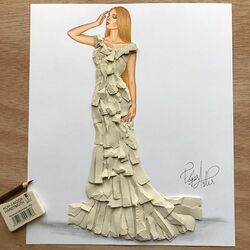 Пазл: Платье из ластика