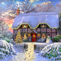 Пазл: Зимние праздники